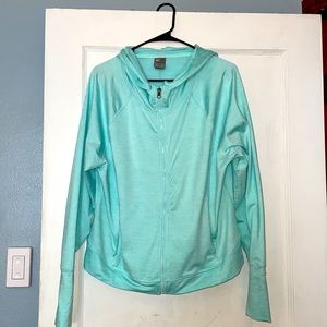 Hoodie Jacket Turquoise XXL